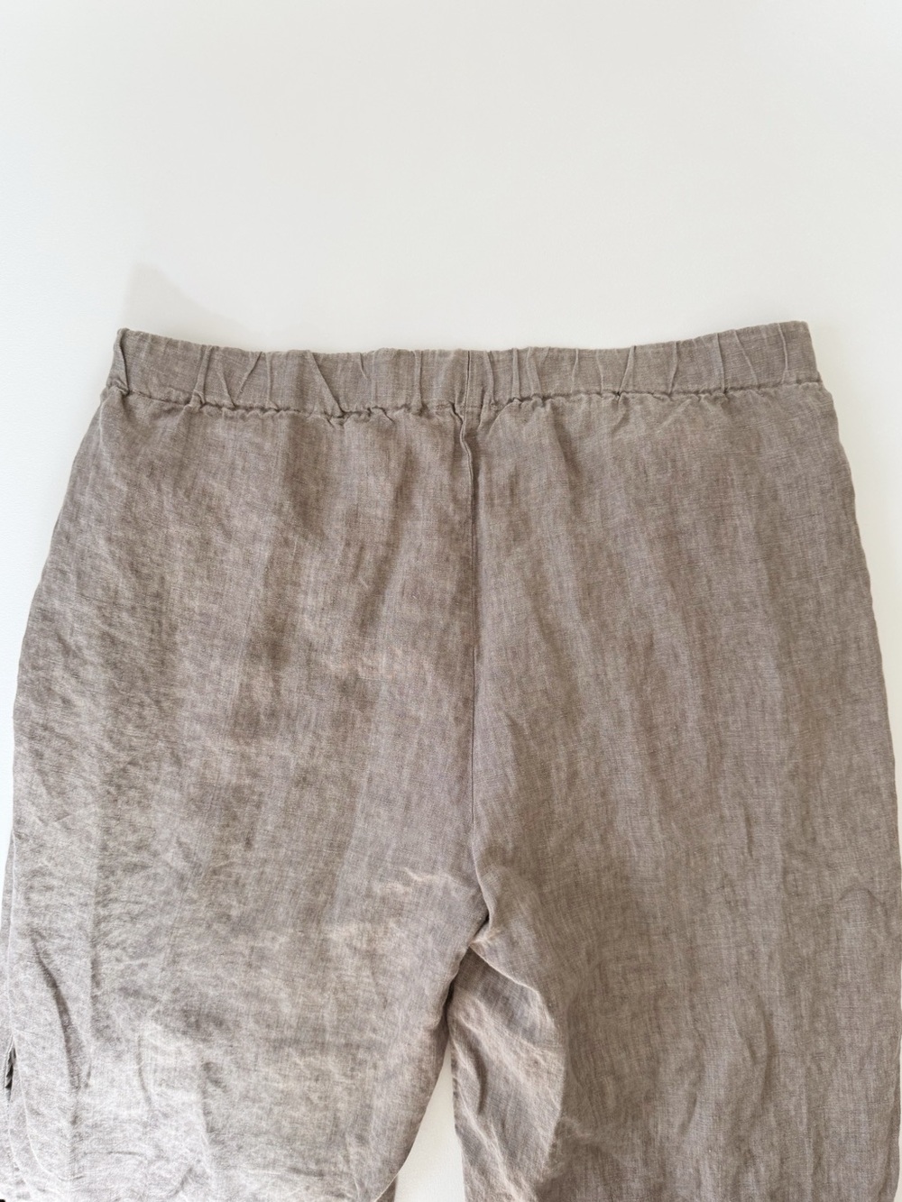 Eileen Fisher Organic Bio Linen Wide-Leg Pant | LARGE - Picture 5 of 10